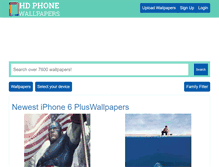 Tablet Screenshot of hdphonewallpapers.com
